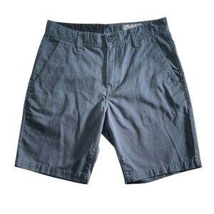 Volcom True To This Shorts Regular Fit blue gray Mens Size 30